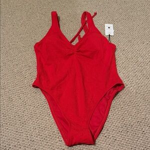 Women’s Red One-Piece Swimsuit - Shade & Shore